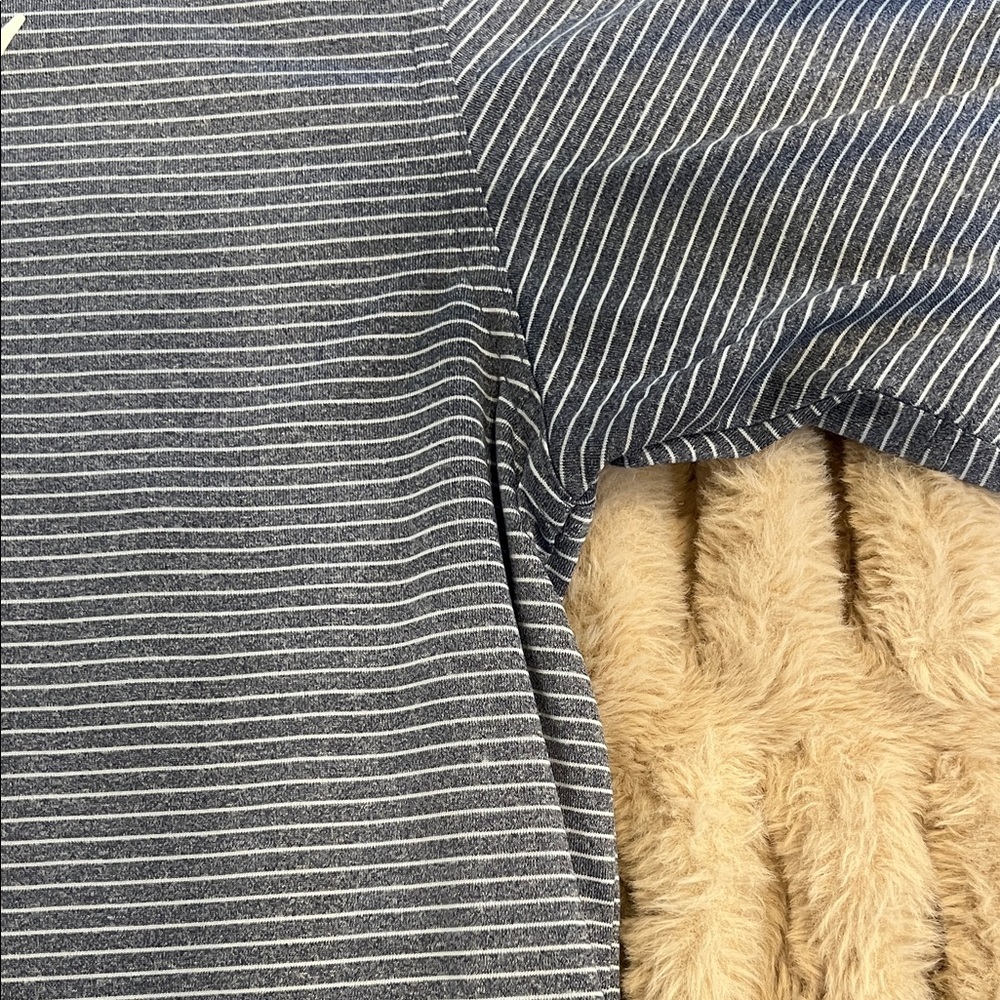 Mens Callaway Blue & White Striped Polo Size Medium - Picture 3 of 3